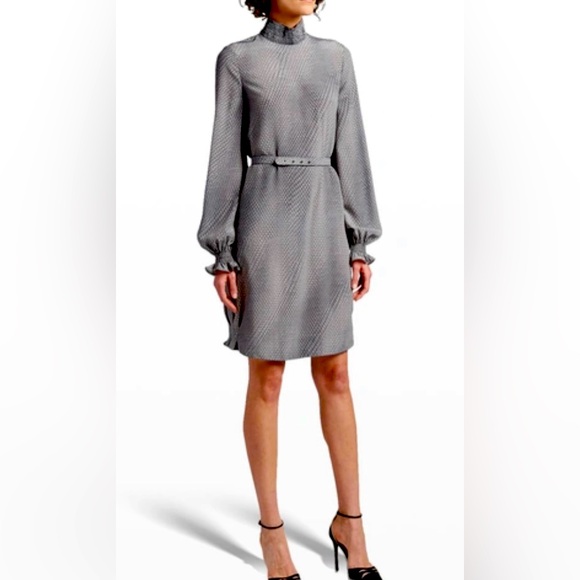 Giorgio Armani Dresses & Skirts - GIORGIO ARMANI NWOT Geometric Print Belted Silk Dress Purchased @$2795 US Sz 4